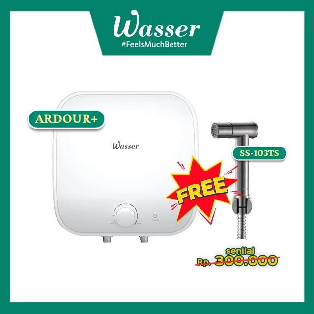 Wasser Water Heater | Ardour+ Shockproof 15L - Gambar 4